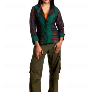 Srijan Geometrical Printed Women’s Blazer