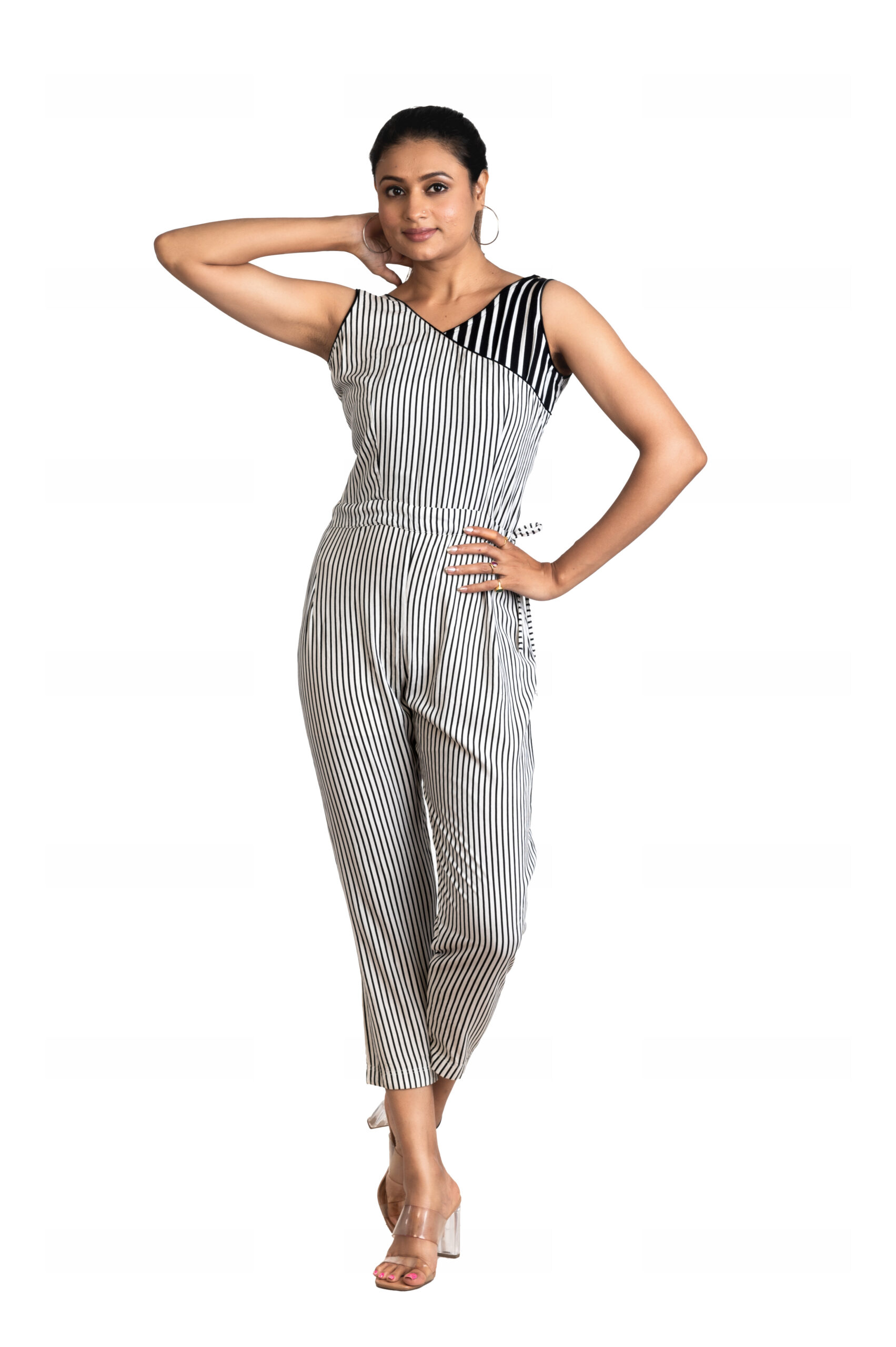 Srijan Striped Jump Suit