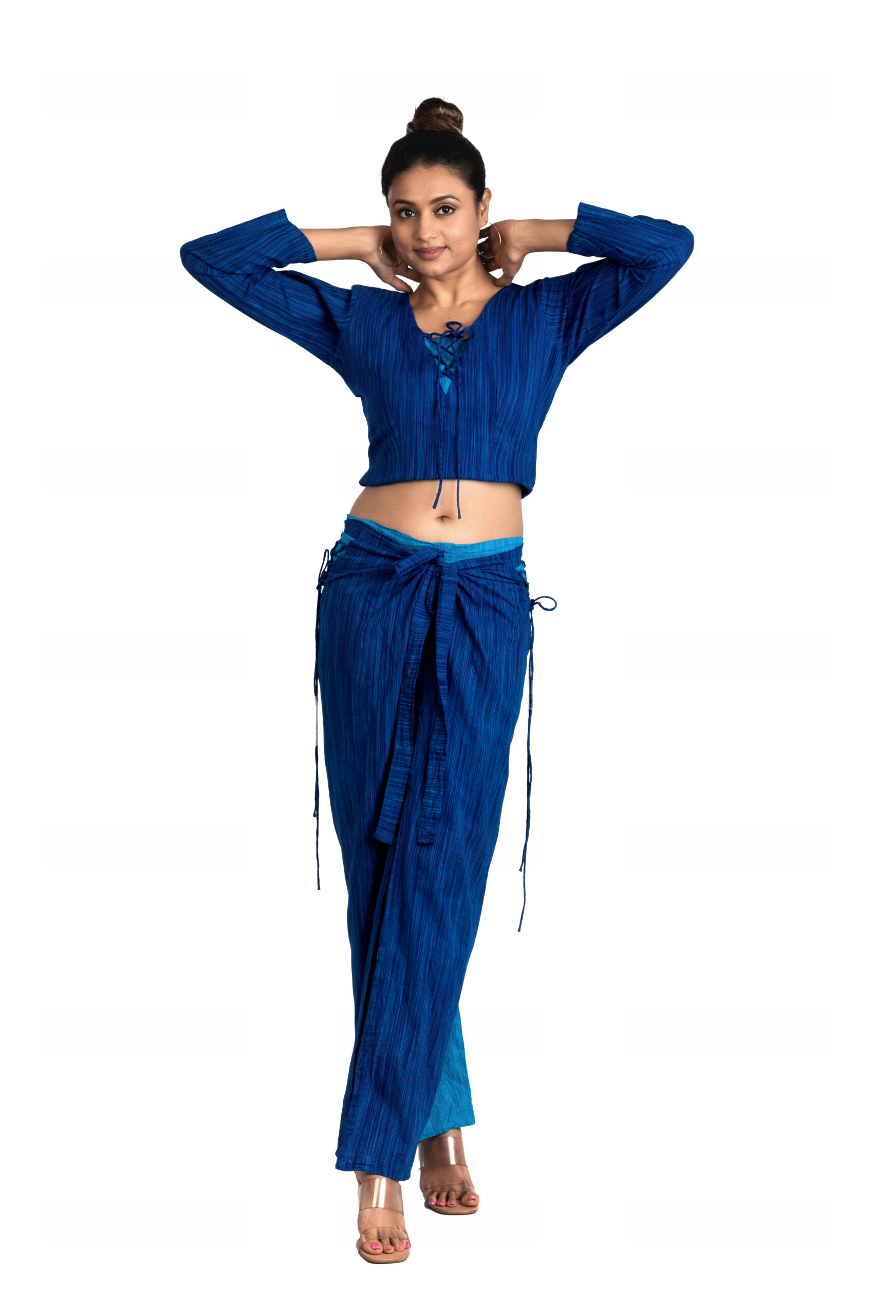 Srijan Wrap & Round Pant and Top - Image 3