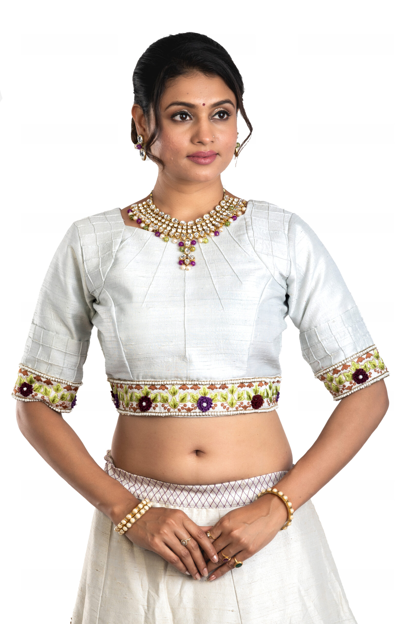 Srijan Heavy Embroidered Bridal Lahenga - Image 4