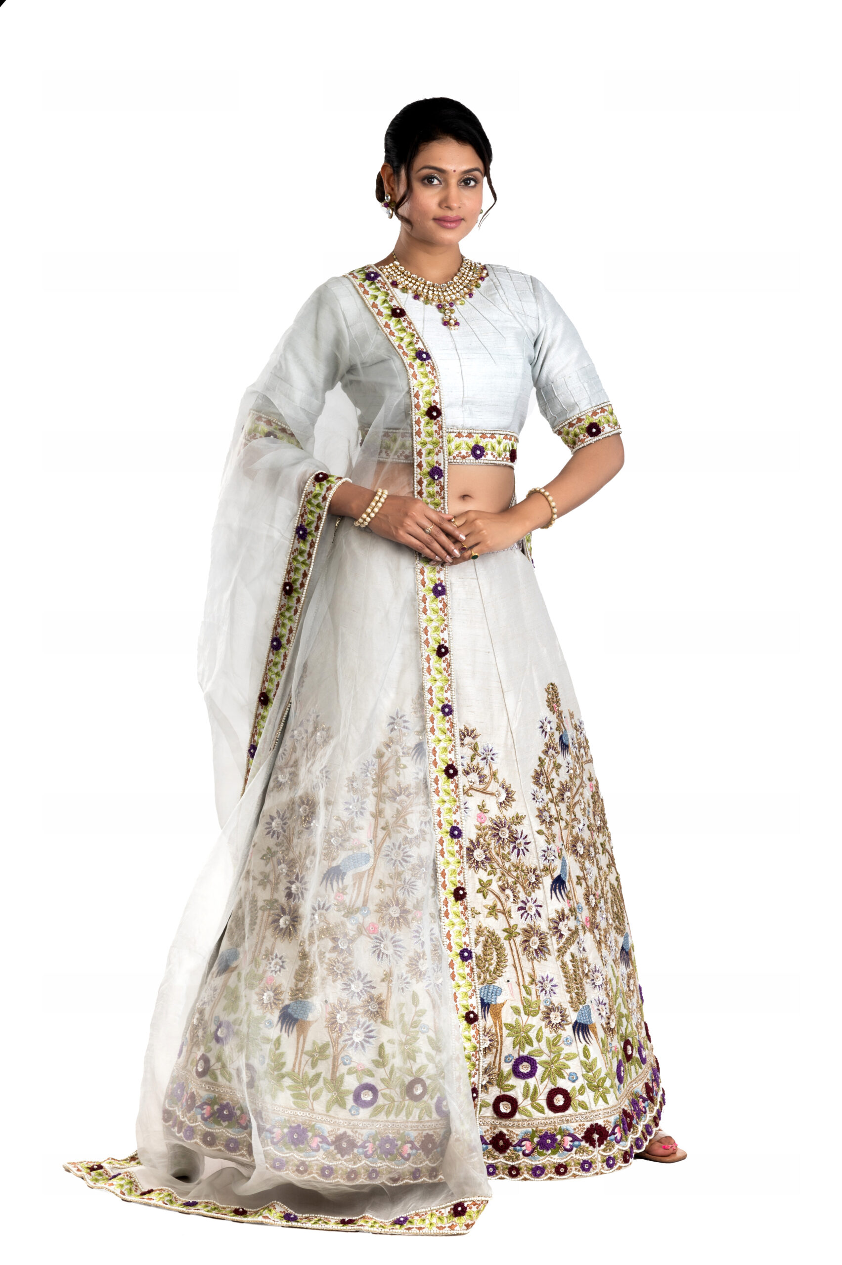 Srijan Heavy Embroidered Bridal Lahenga