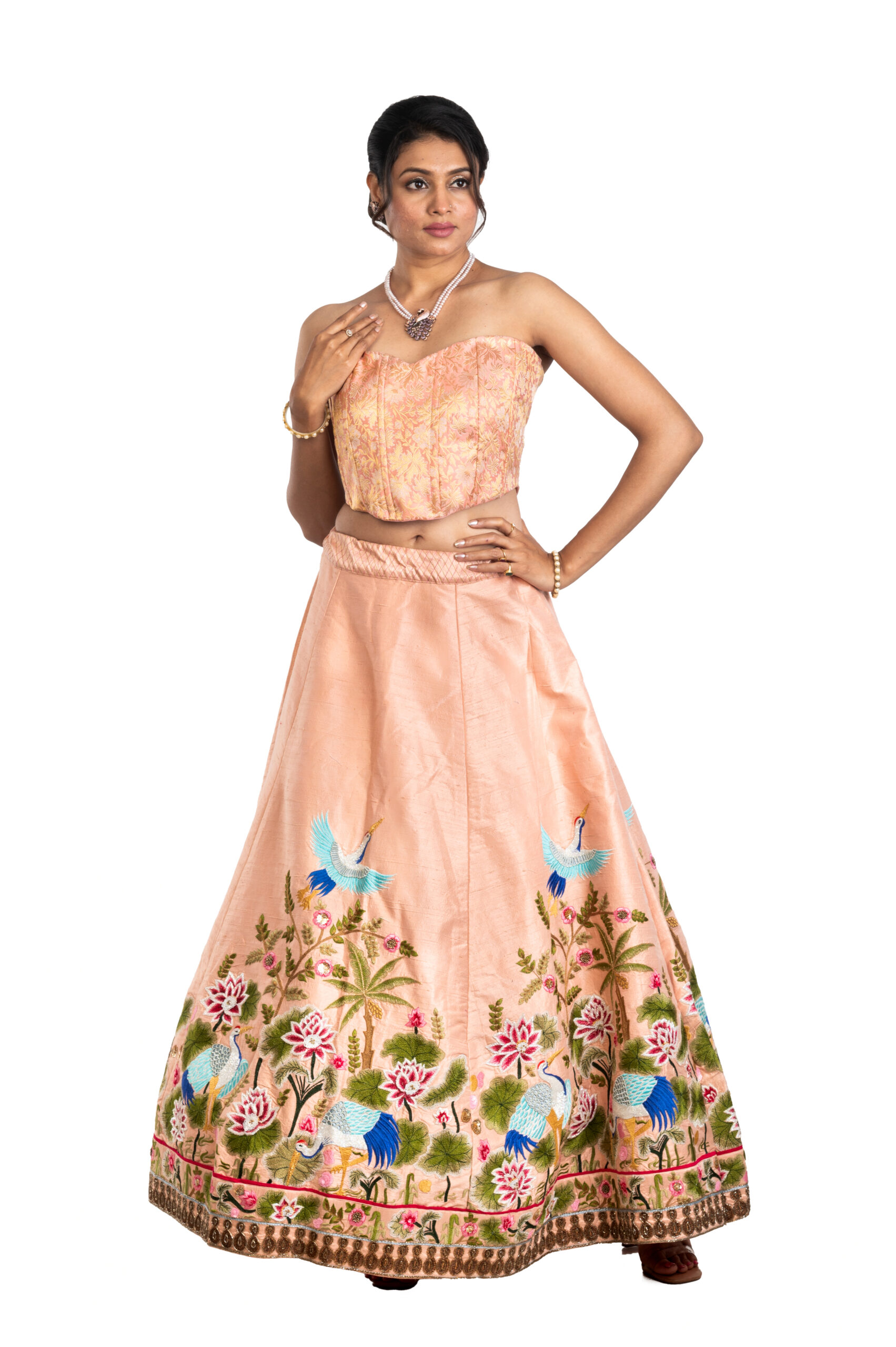 Srijan Brocade Corset - Image 3