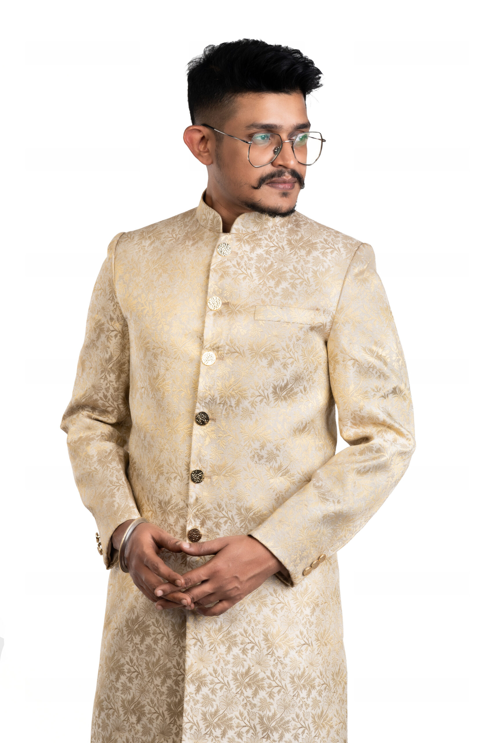 Srijan Brocade Sherwani - Image 2