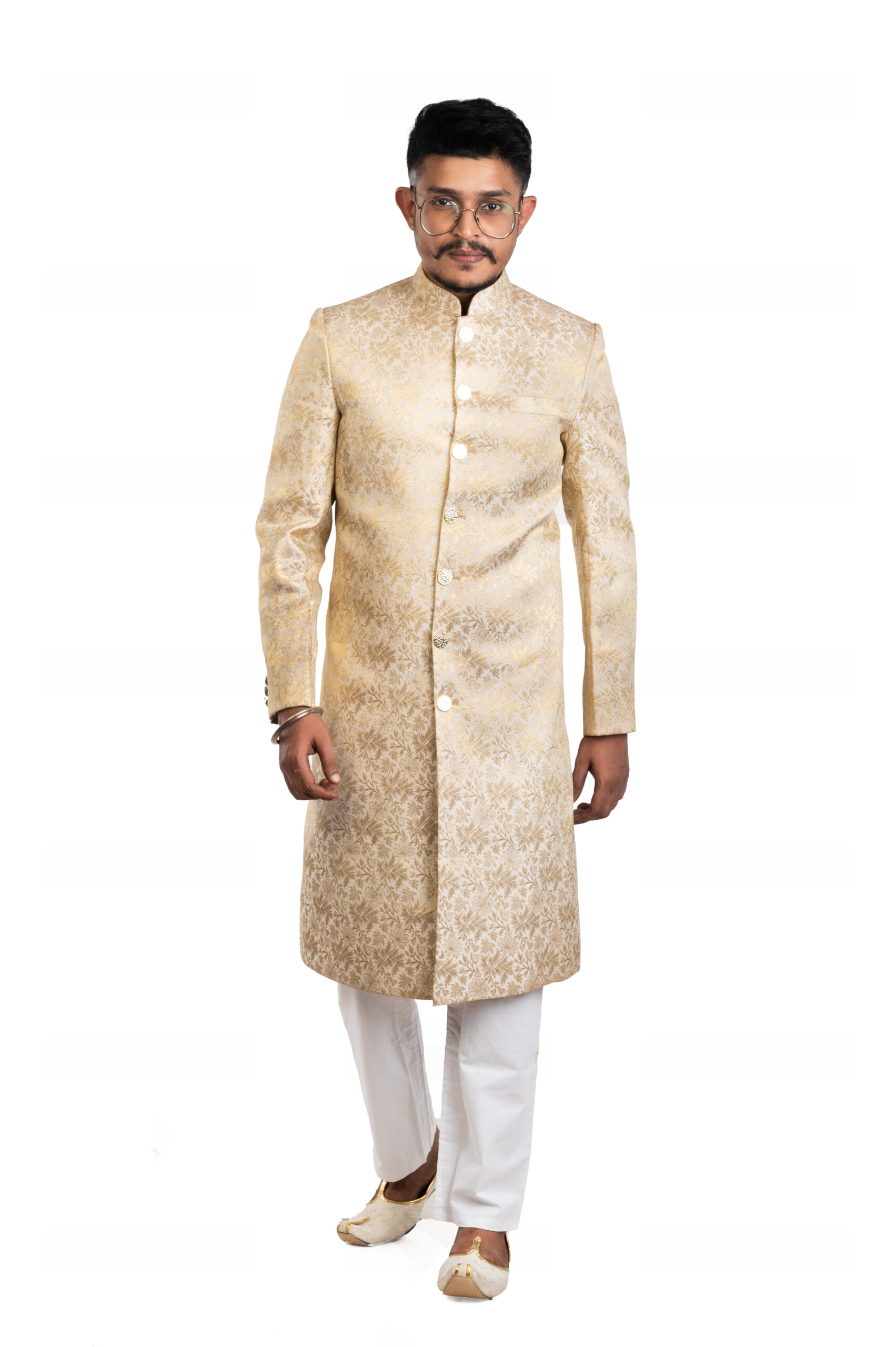 Srijan Brocade Sherwani - Image 3