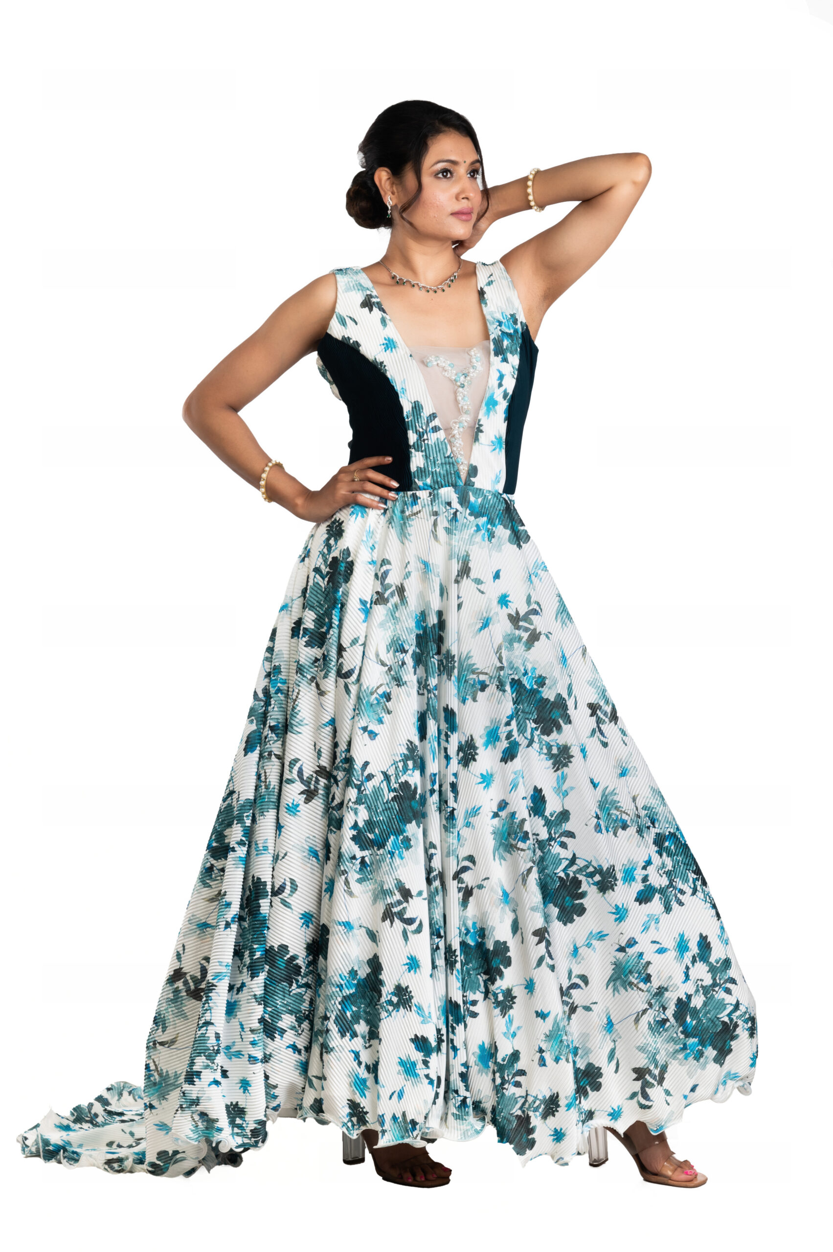 Srijan Silk Gown - Image 2