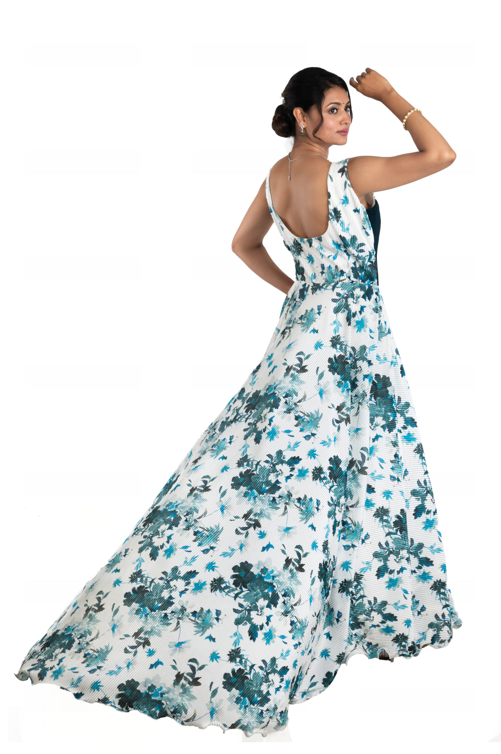 Srijan Silk Gown - Image 3