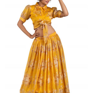 Srijan Floral Long Skirt and Top