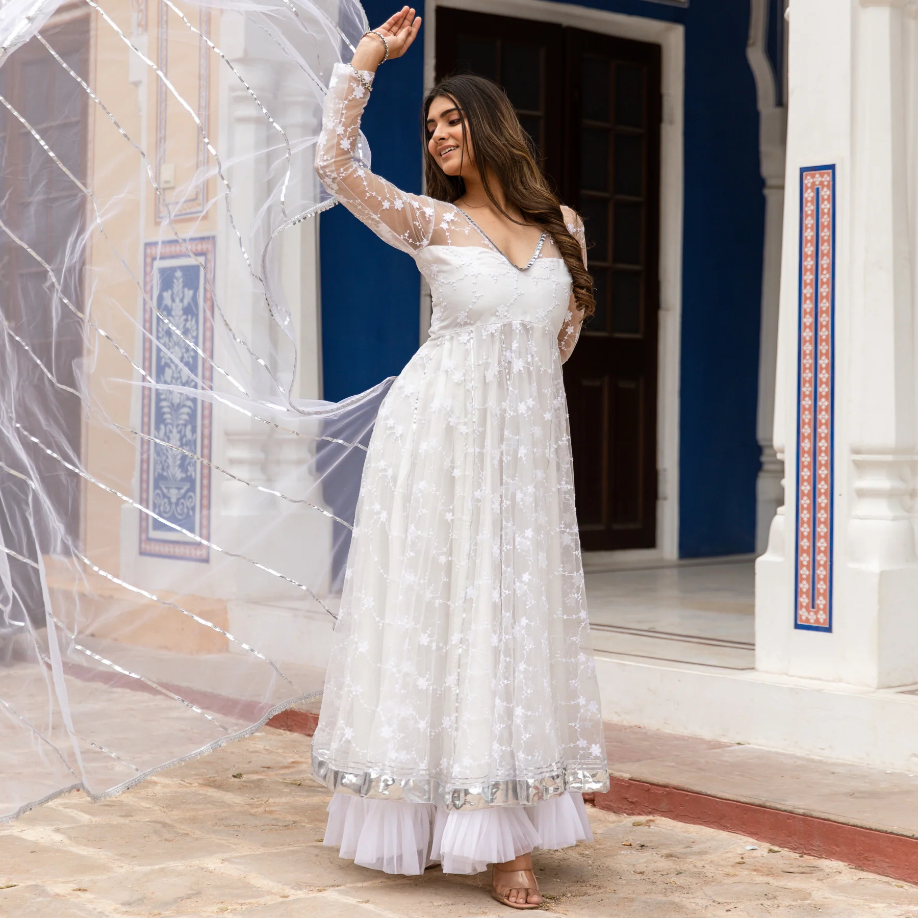anarkali wedding suit